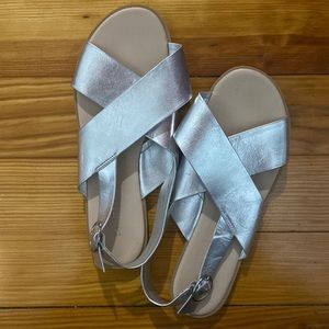 H&M Silver Sandals, size 40